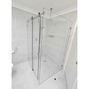 Sero-L Frameless Sliding Door L Shape Shower Screen 1250-1300 * 900 * 2000H